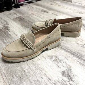 Cole Haan Beige Suede Loafers